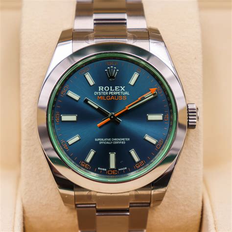 Rolex z blue Milgauss